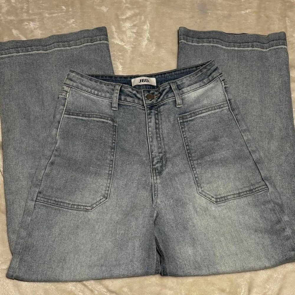 Nbd Women's Blue and Grey Jeans